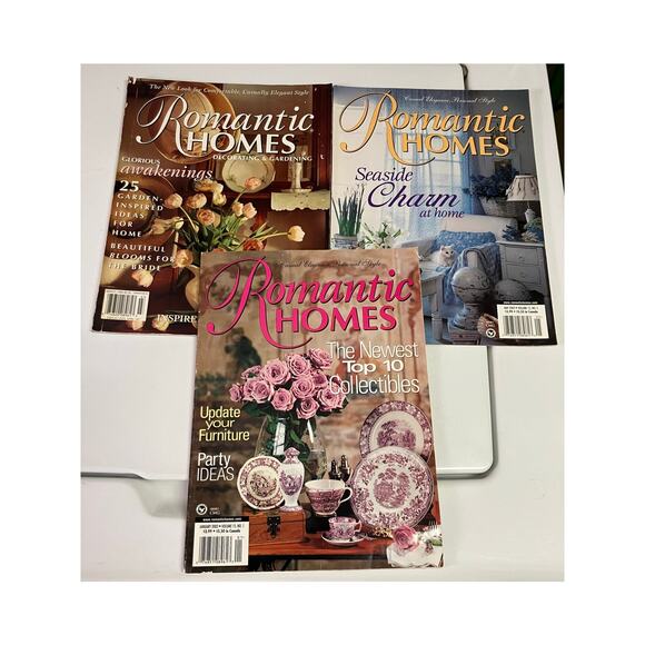 Home Decor Magazine Lot (11) MARTHA STEWART Victoria ROMANTIC HOMES 90s 2000s - Picture 4 of 6